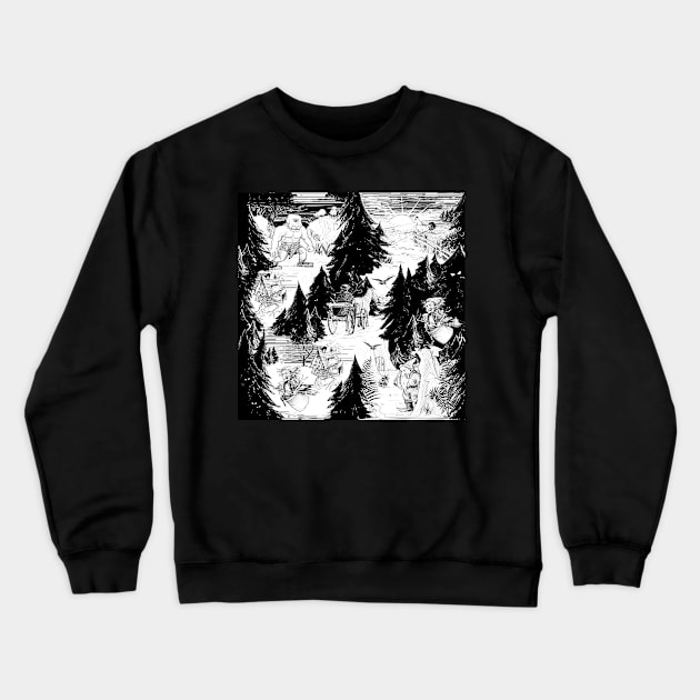 coachman's nightmare Crewneck Sweatshirt by kobyakov